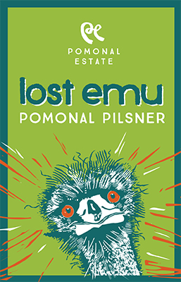 Lost Emu Pomonal Pilsner - label