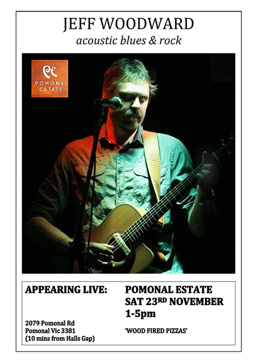 Jeff Woodward at Pomonal Estate Poster